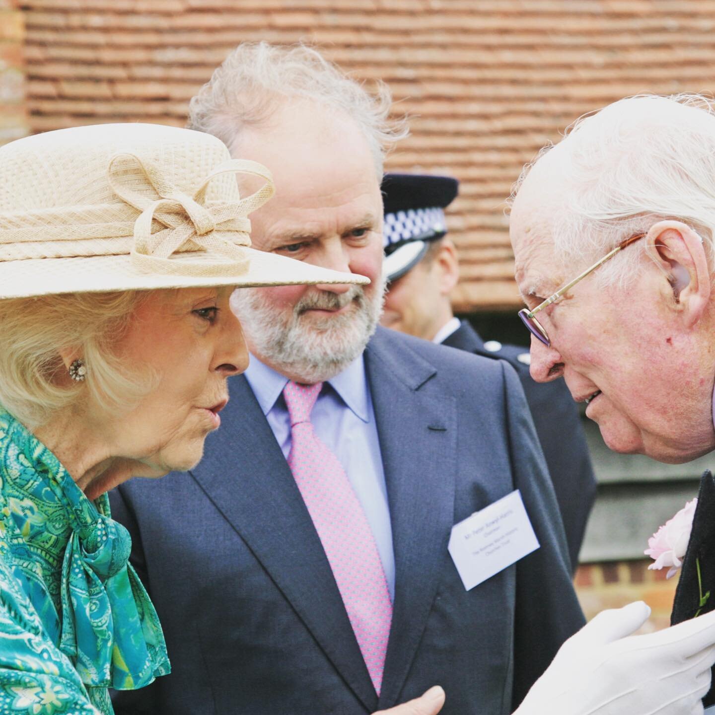 When our president John Doyle and chairman Peter Anwyl-Harris met HRH Princess Alexandra. We organised her tour of the churches of the Marsh this Summer. A wonderful day. #royalvisit #romneymarsh #marshchurches #princessalexandra  #romneymarshchurche
