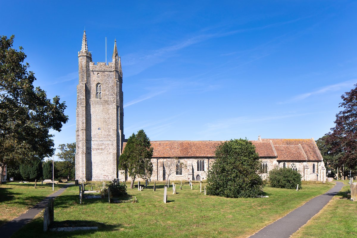 All Saints' at Lydd is the longest Parish Church in Kent.