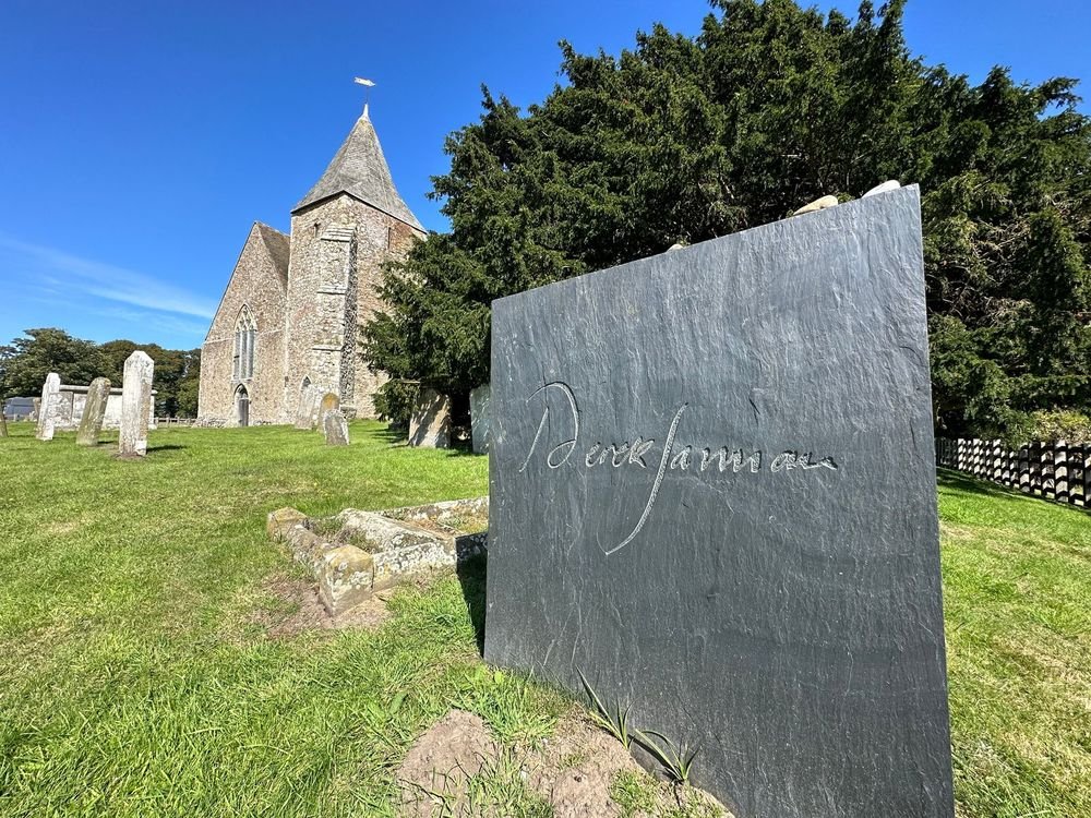 Derek Jarman grave.jpeg