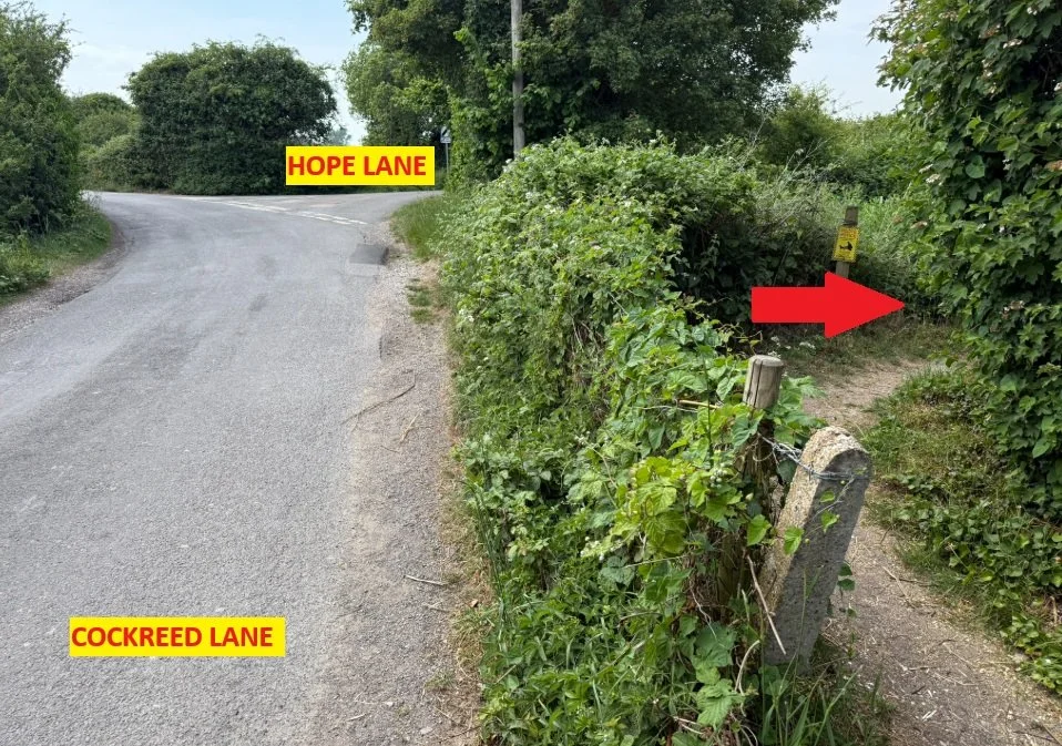 1. Cockreed Lane and Hope Lane junction.jpg