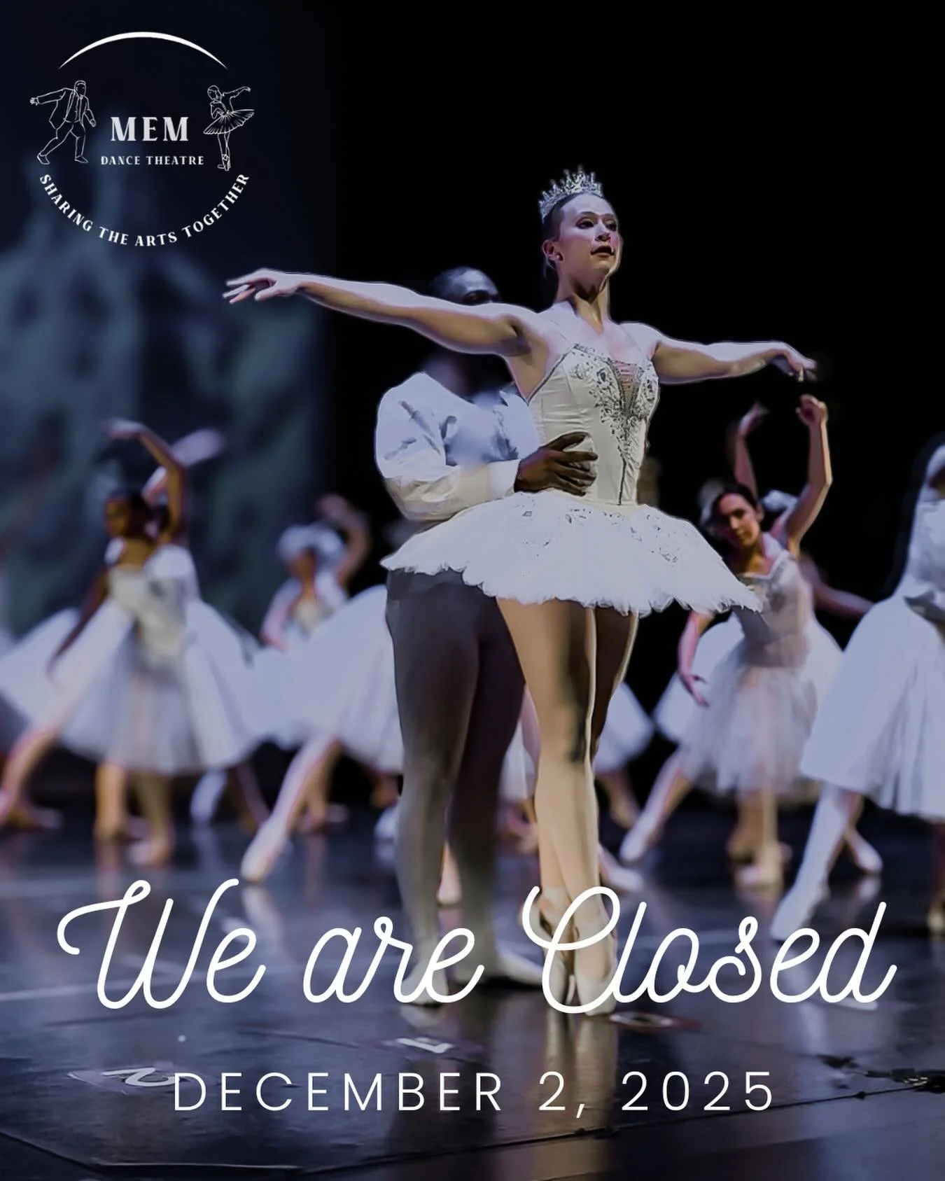 Snow Day❄️☃️

We are closed today, Tuesday 12/2/2025. Stay warm dancers!