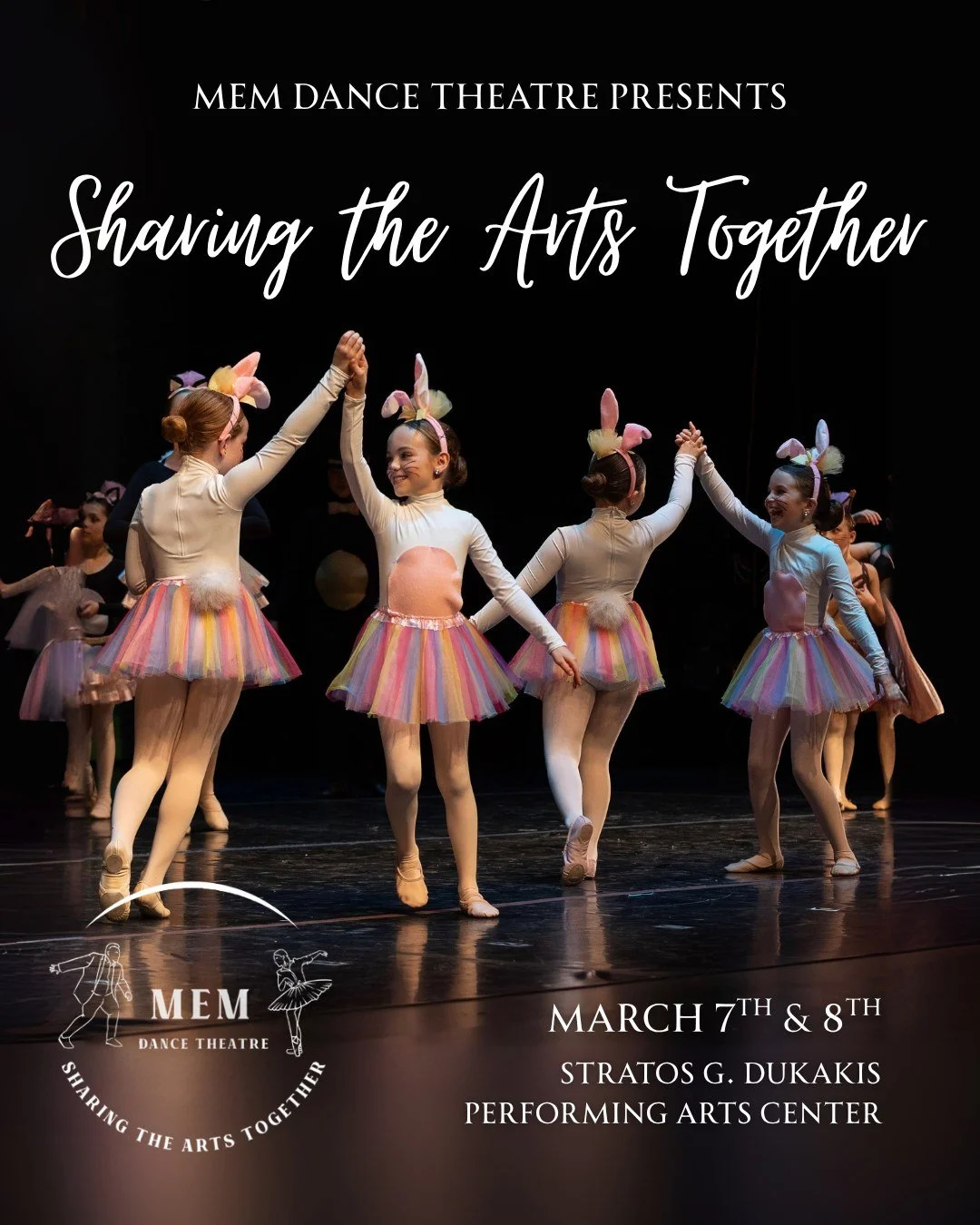 We&rsquo;re excited to announce our Spring Performance&mdash;Sharing the Arts Together💫
A celebration of movement, creativity, and sharing the arts right here in our community.
🗓 Show Times: Sat 3/7 at 6:00PM &amp; Sun 3/8 at 2:00PM
📍 Venue: Strat