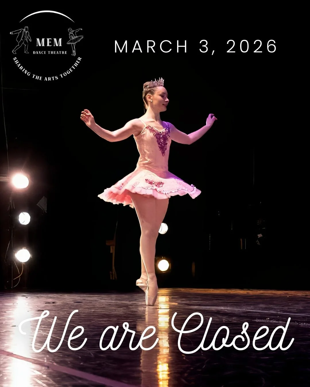 Snow day strikes again! ❄️ 
For everyone&rsquo;s safety, the studio will be closed today.