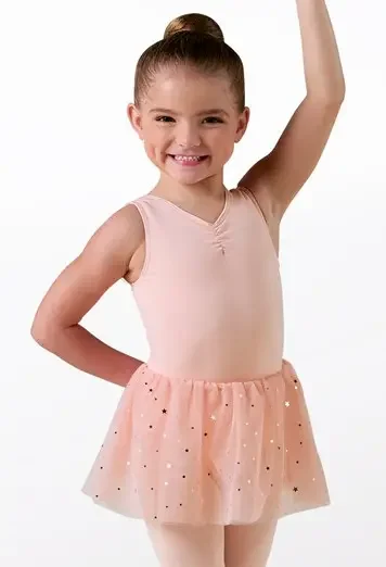 Kids Cotton Star Dress Pink