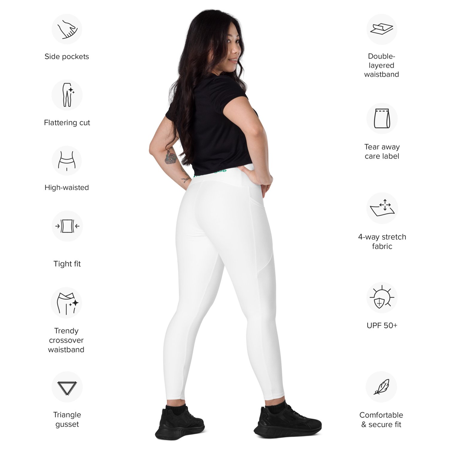 Crossover leggings with pockets — Charlotte Art League
