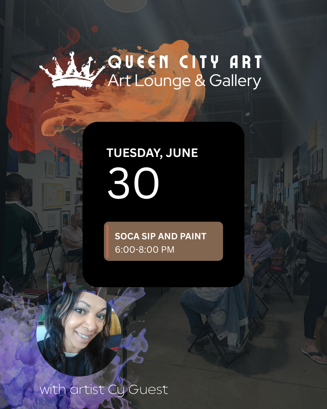 SOLD OUT SOCA Sip and Paint