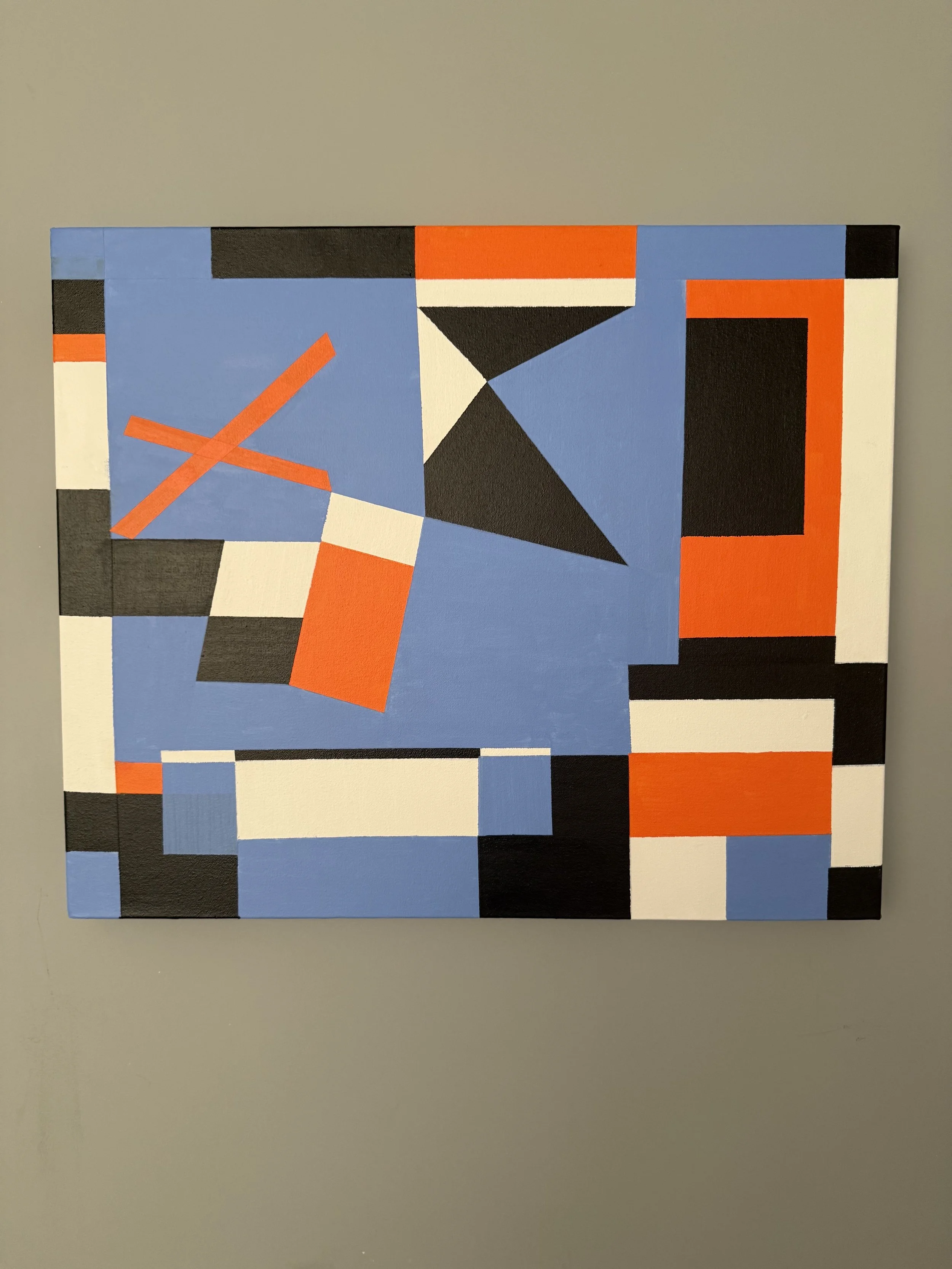 Michael Gross - Triptych X (Part Two) (After Stuart Davis)