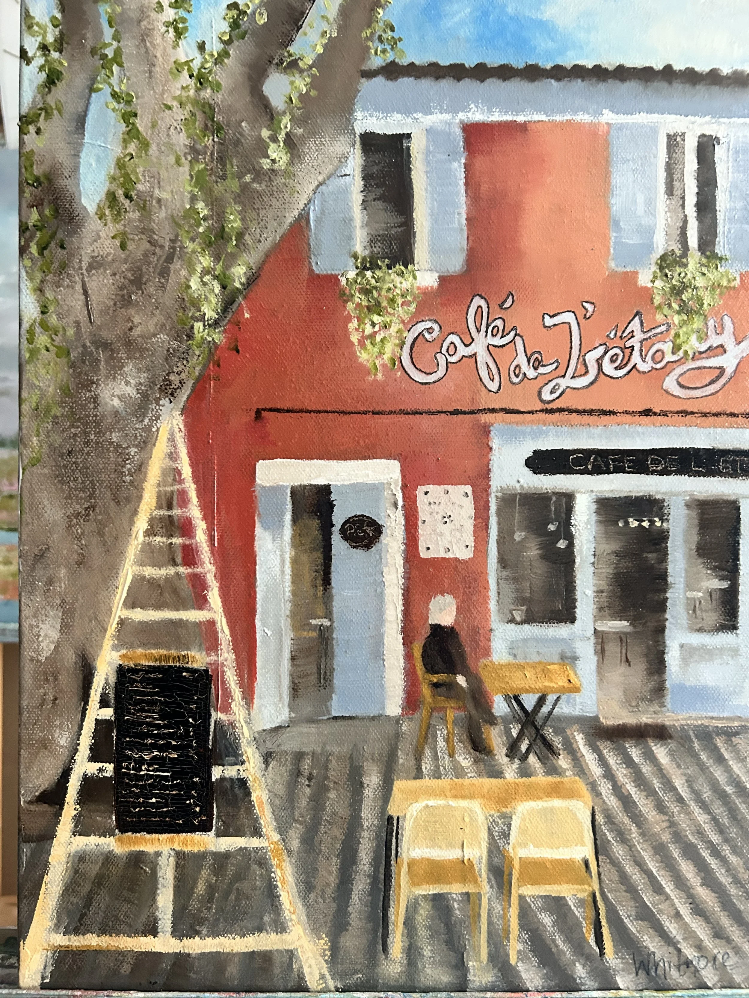 Dawn Whitmore - Cafe in Curcuron
