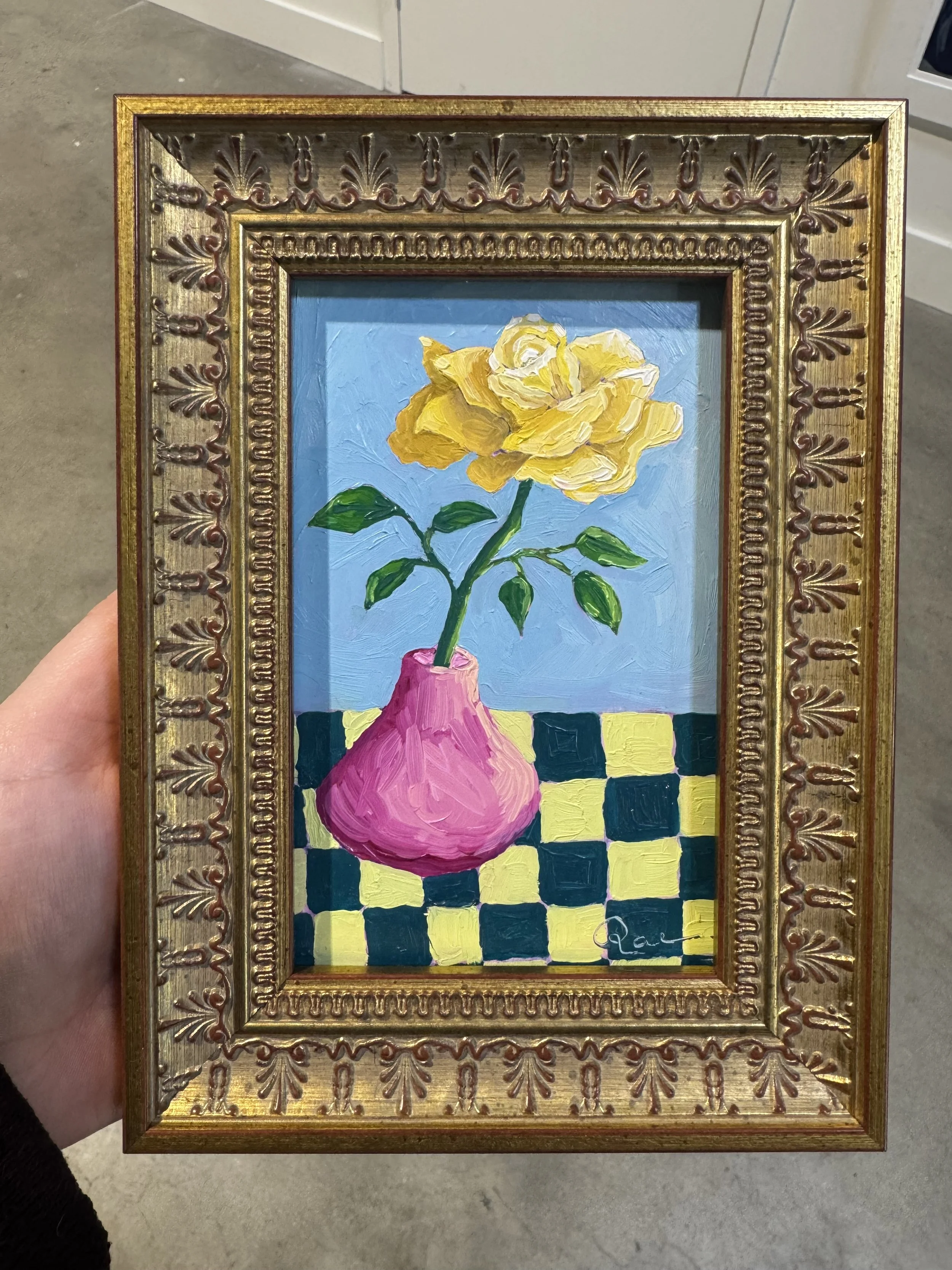 Yellow Rose on Checkers.jpeg