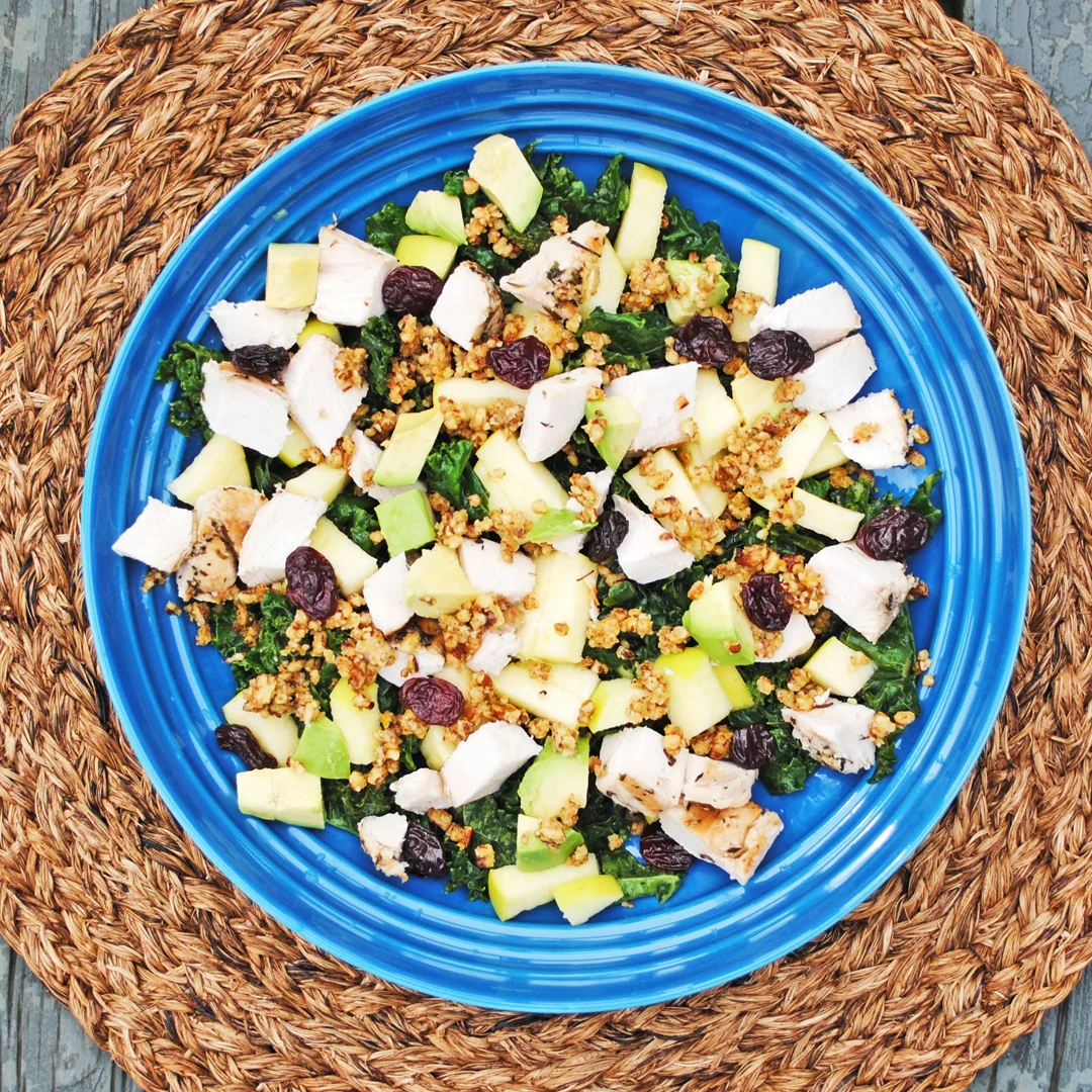 Tart Cherry Kale Salad