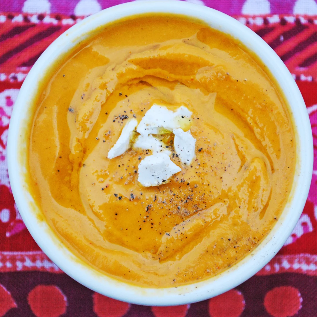 Carrot & Sweet Potato Thai Soup
