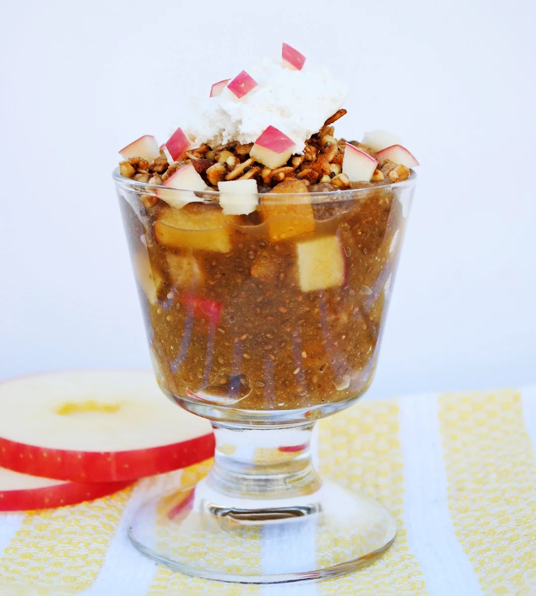 Pear Apple Raw Chia Bowl 