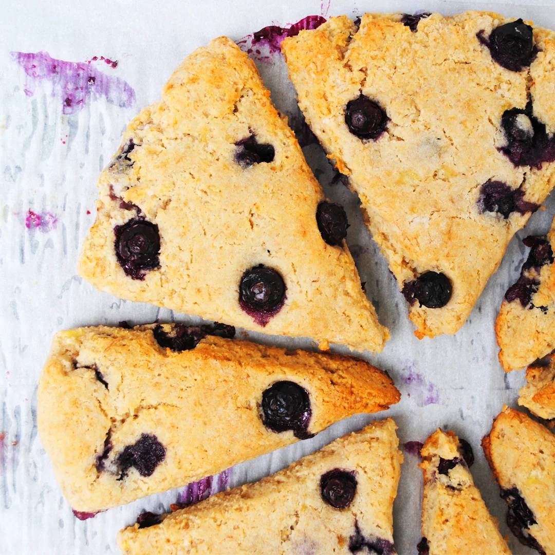 Gluten-Free Blueberry Scones