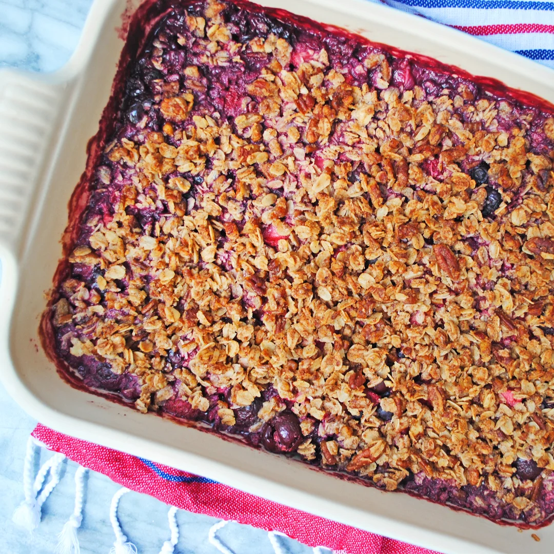 Gluten-Free Summer Berry Cobbler