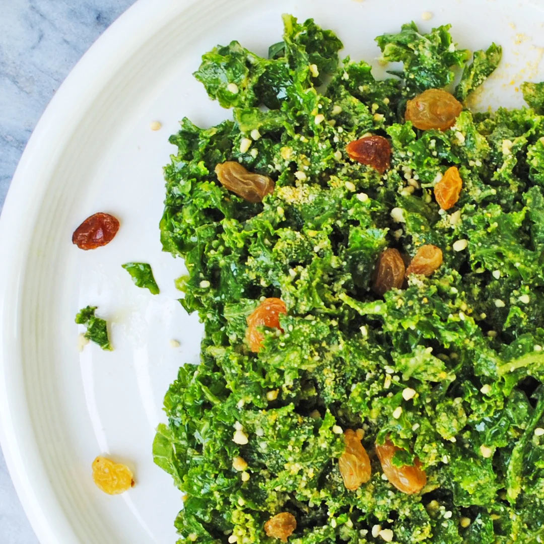 THE BEST KALE SALAD (vegan)