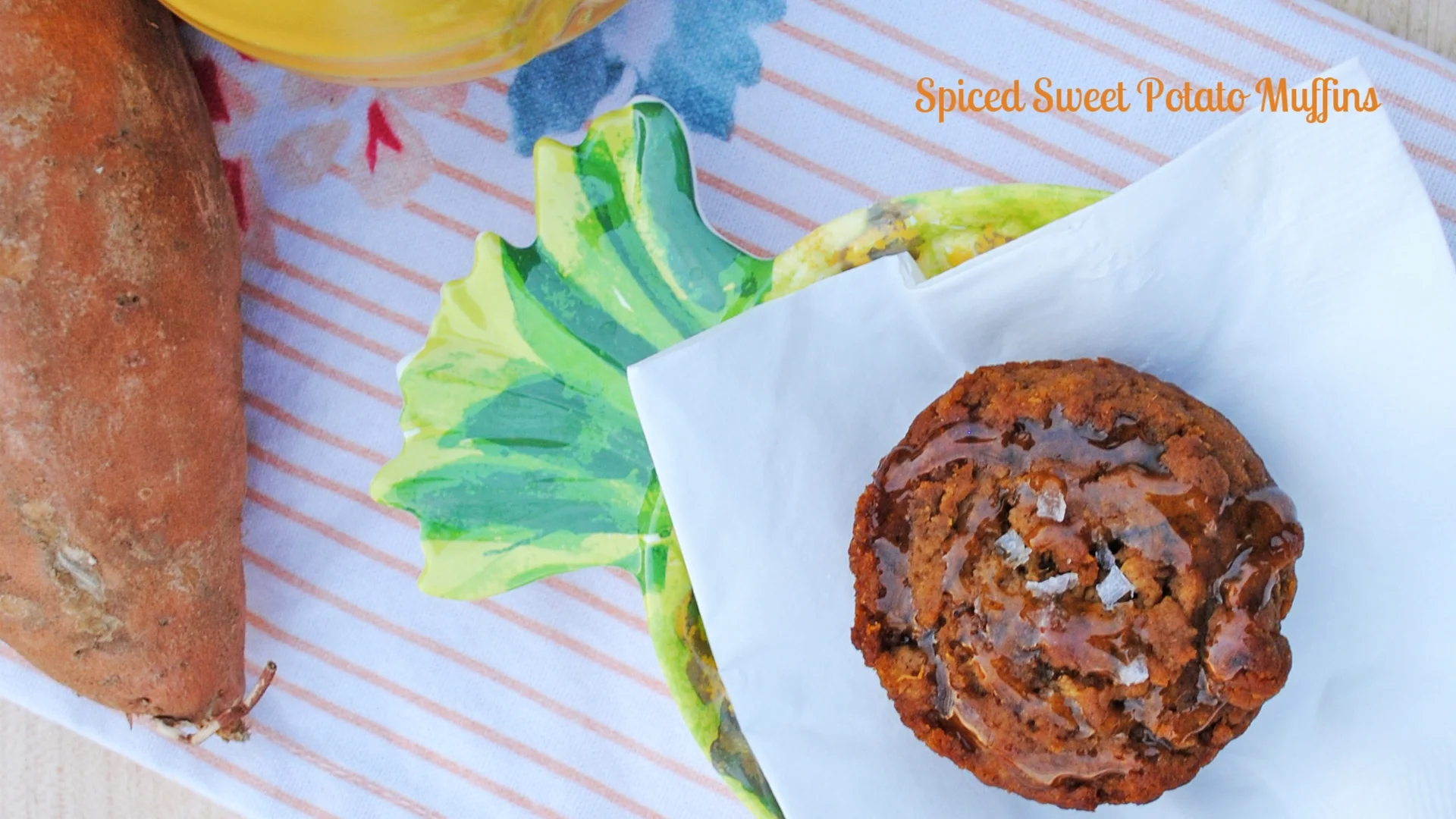 Spiced Sweet Potato Muffins