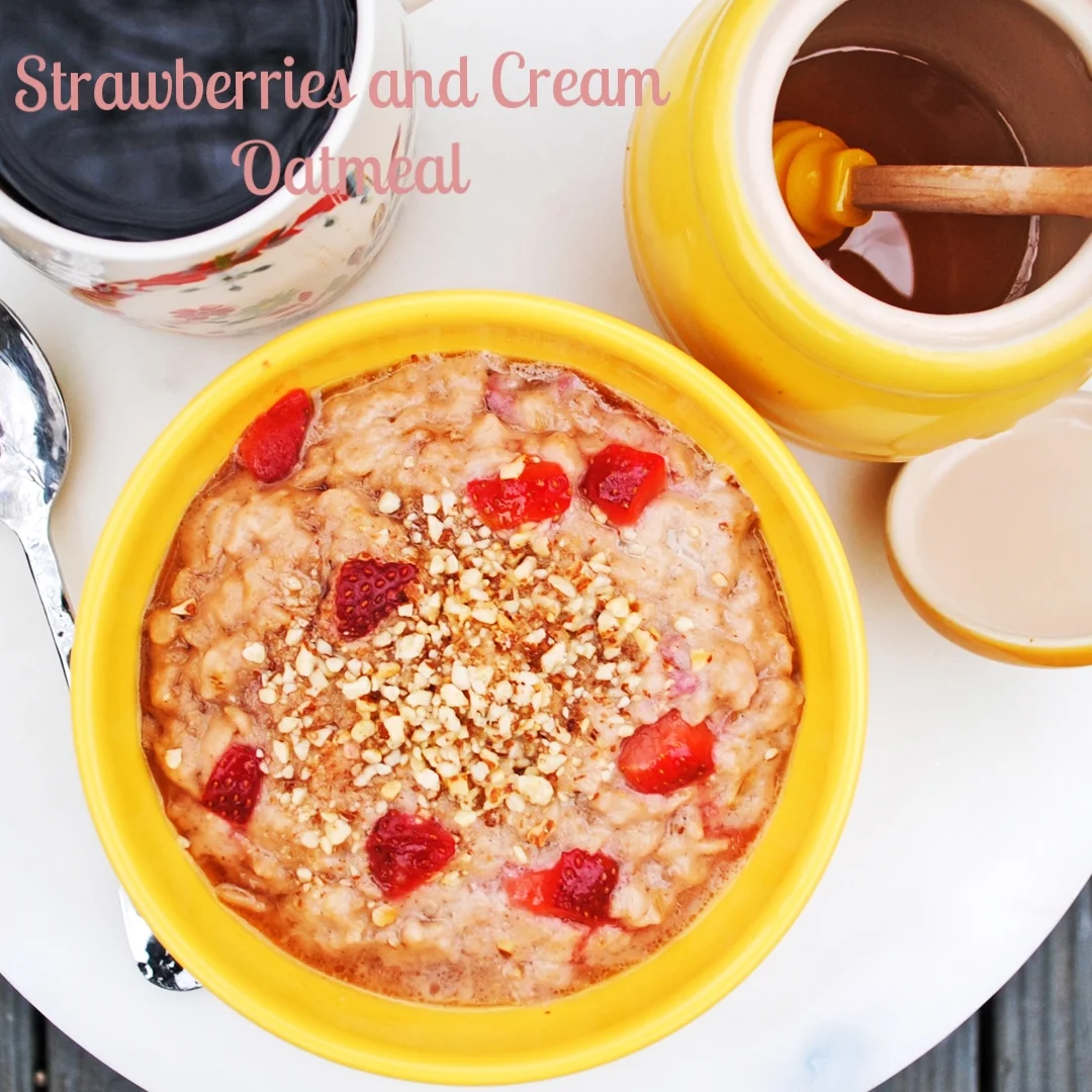Strawberries and Cream Oatmeal