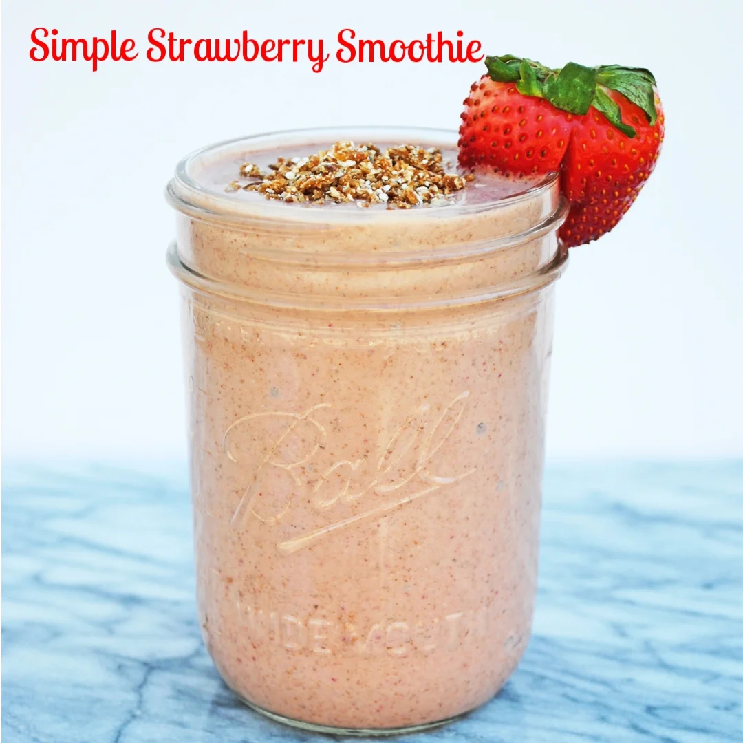 Simple Strawberry Smoothie