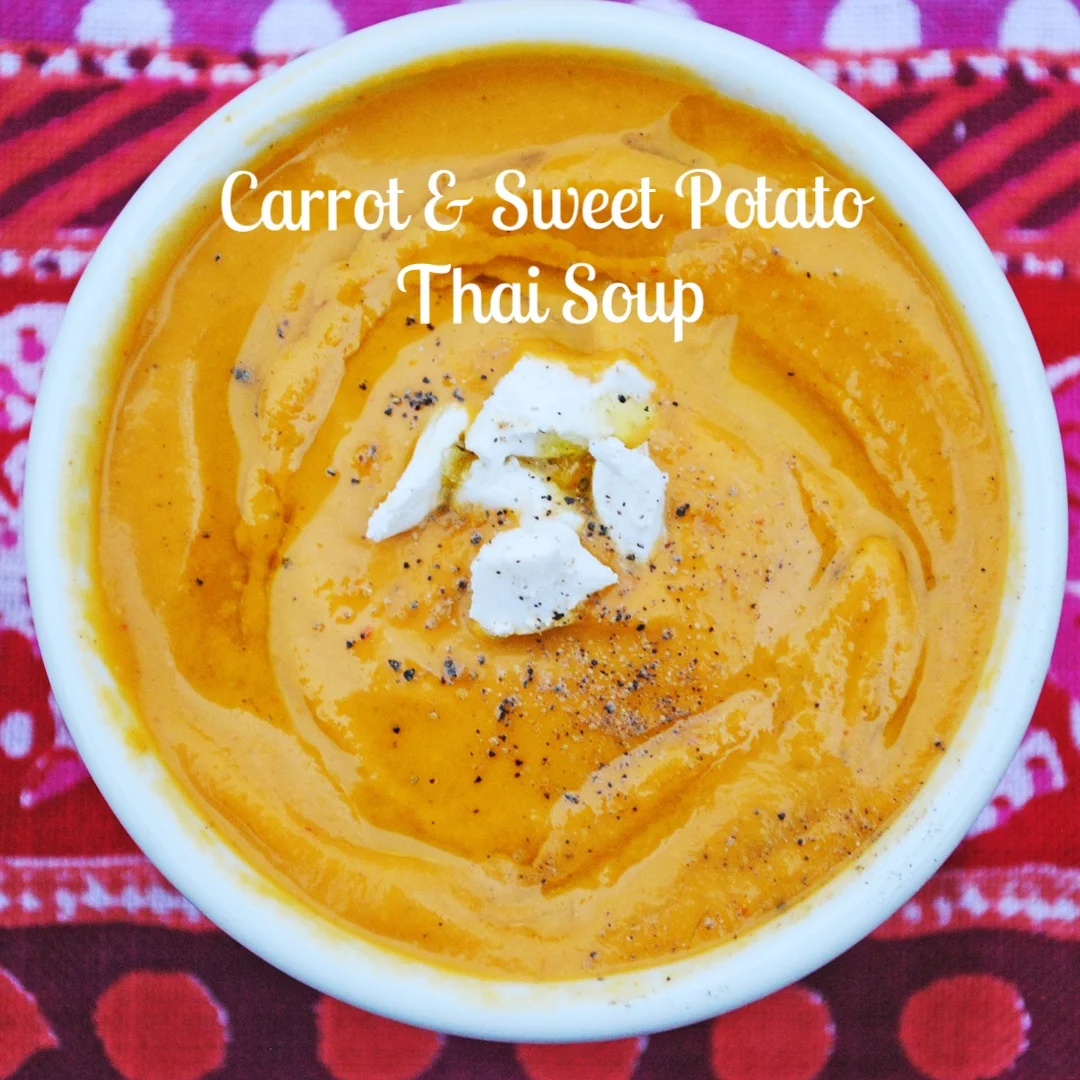 Carrot & Sweet Potato Thai Soup