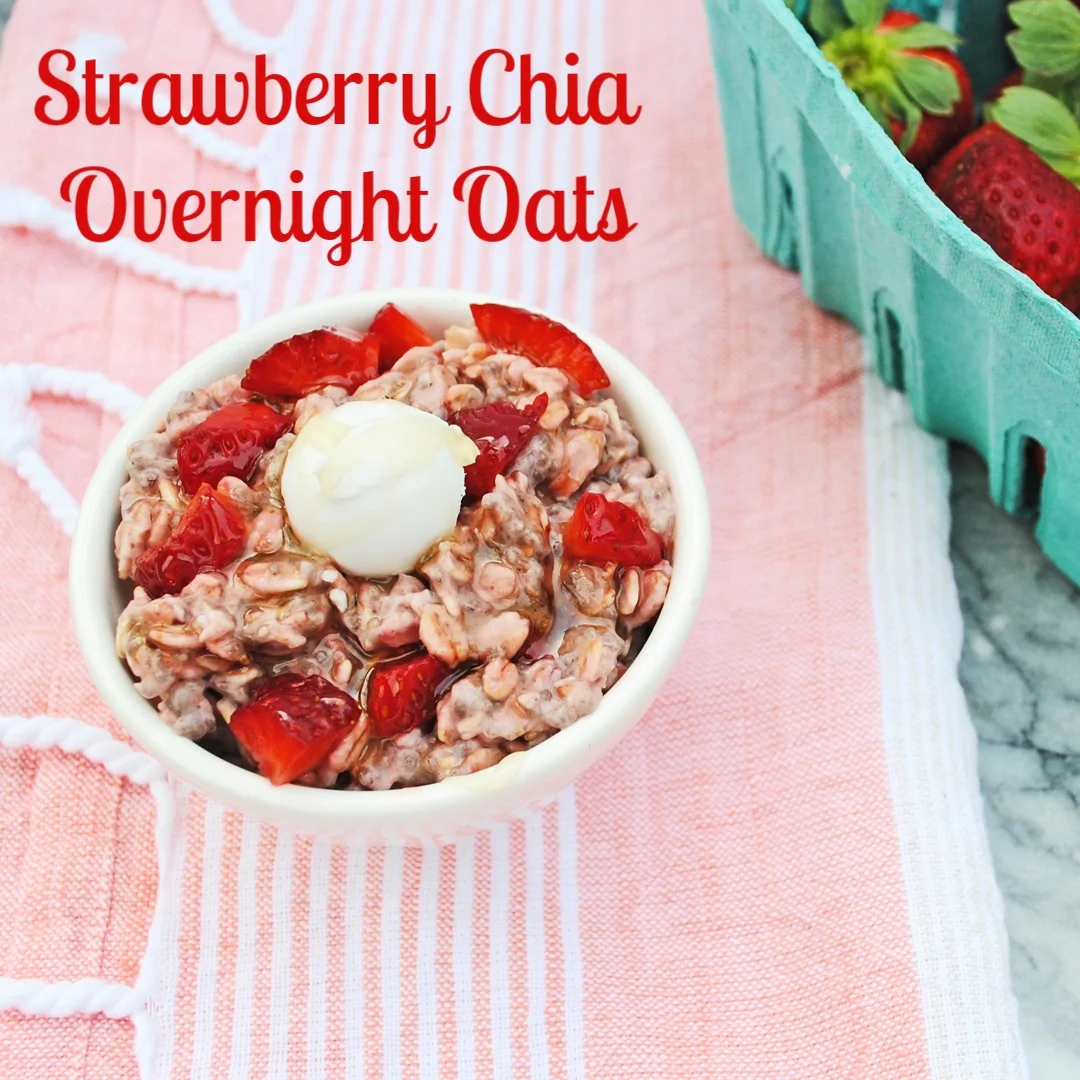 Strawberry Chia Overnight Oats