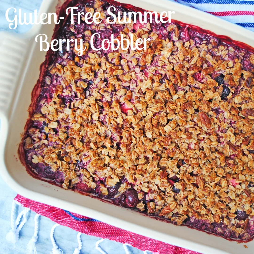 Gluten-Free Summer Berry Cobbler