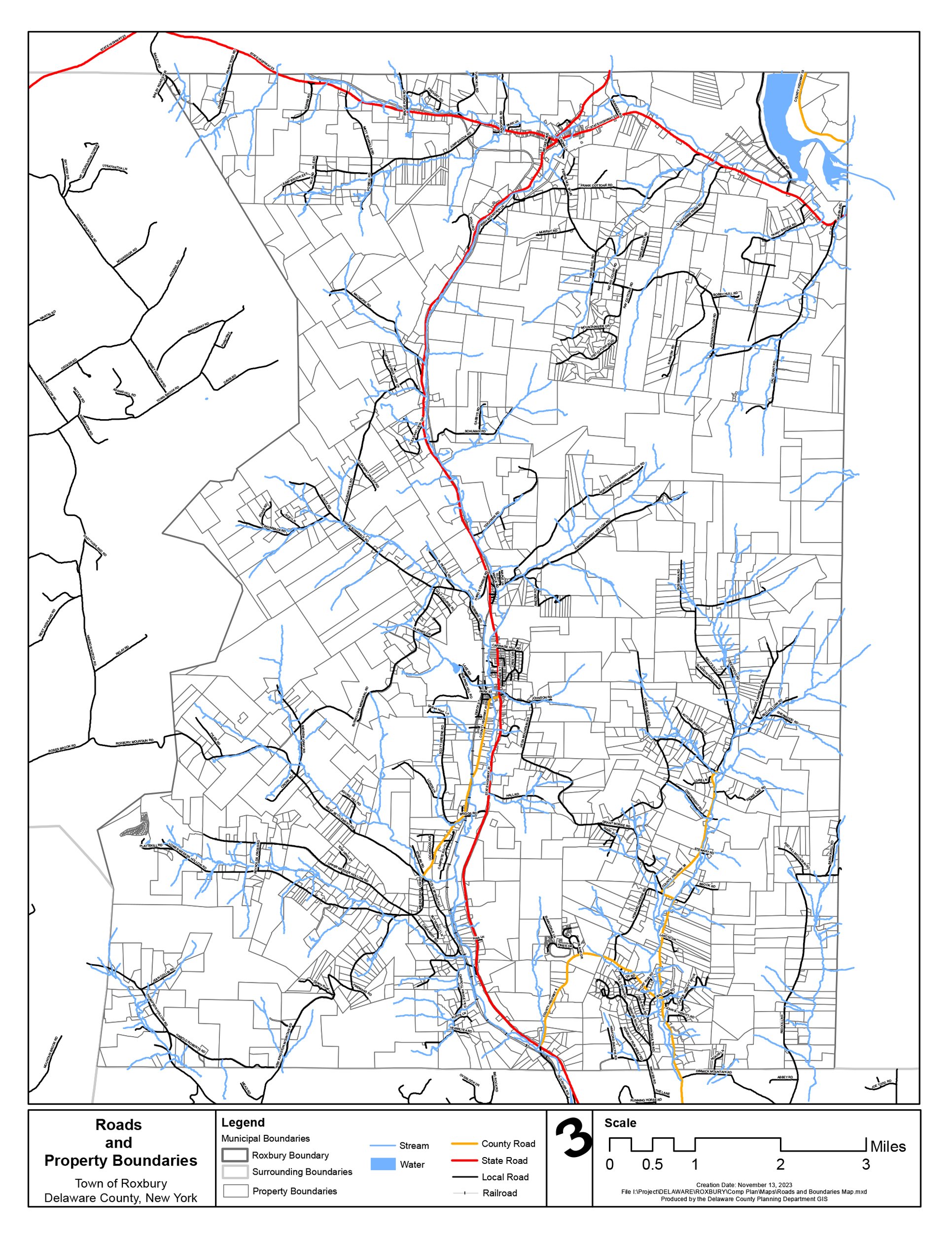 Roads and Boundaries