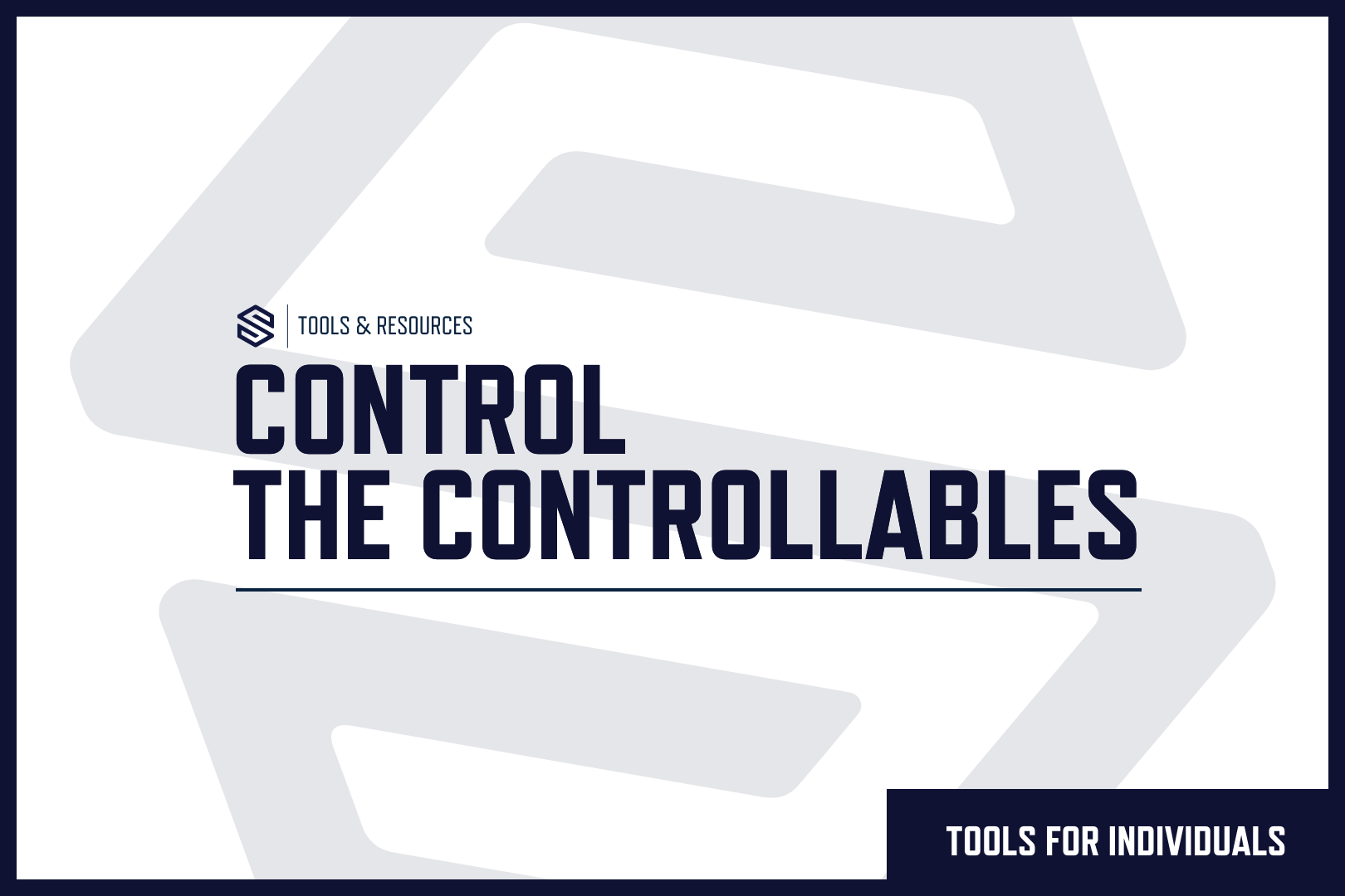 Control the Controllables