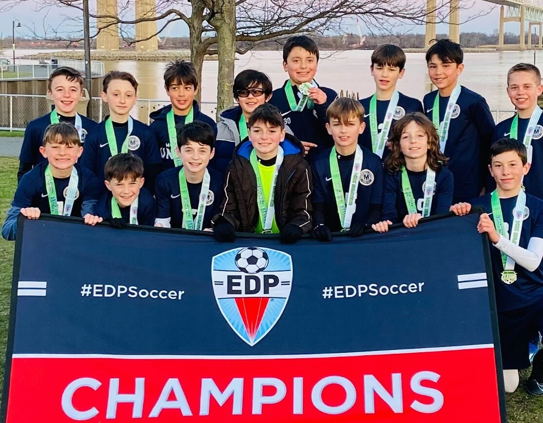 Great Job to this brilliant group of boys. @monmouthunited 2012 Blue team winning their bracket at the @edpsoccer Spring Classic playing up in the 2011 Bracket, becoming champions🥇over Morris Elite, PSA North and RUSA!!

First 11v11 tournament and i