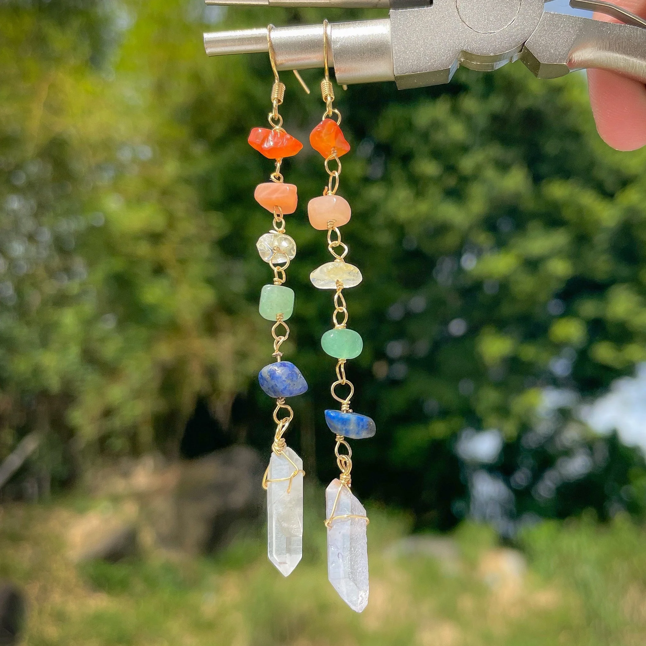 Tier earrings