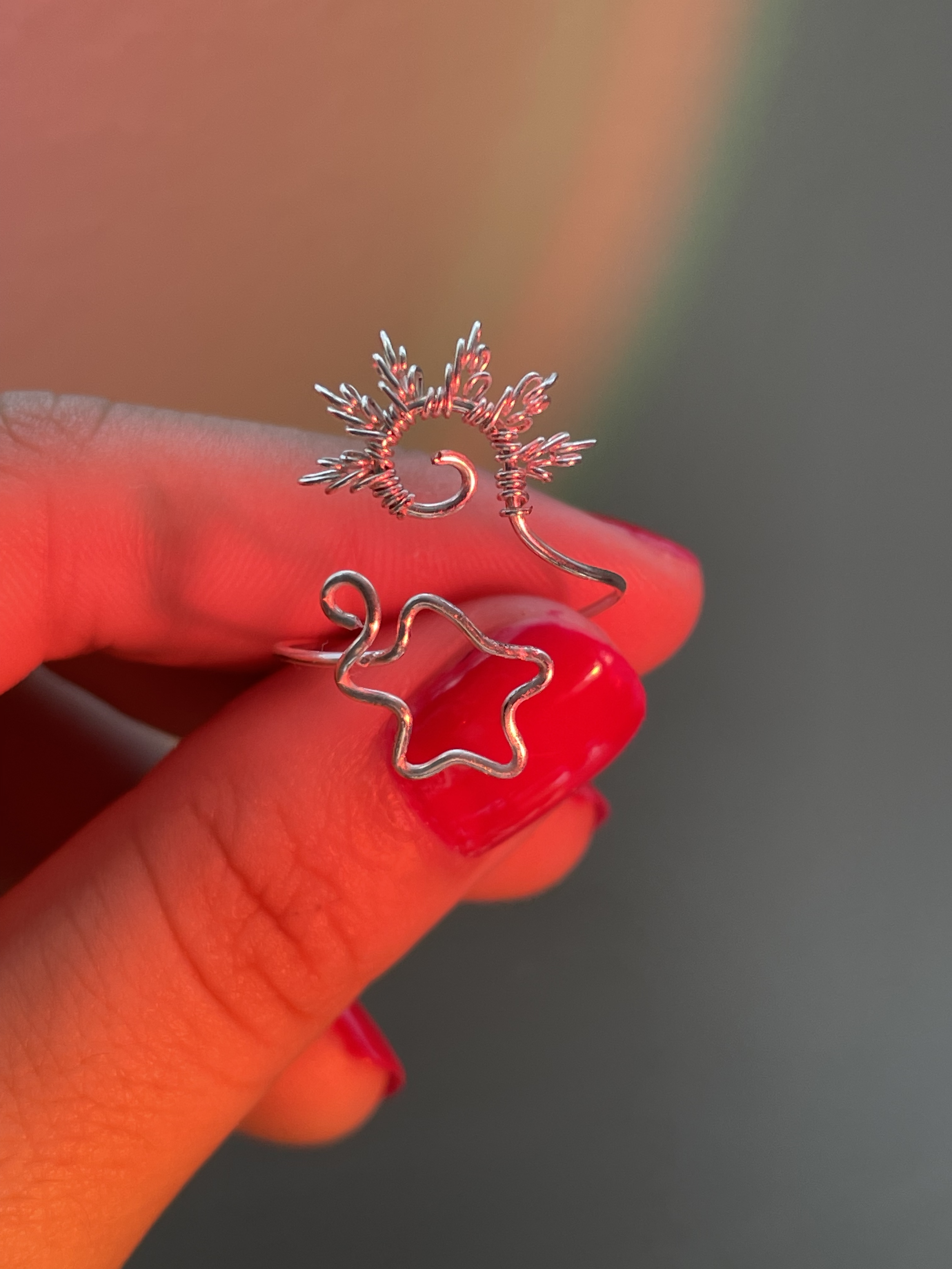 Sun & Star ring ☆