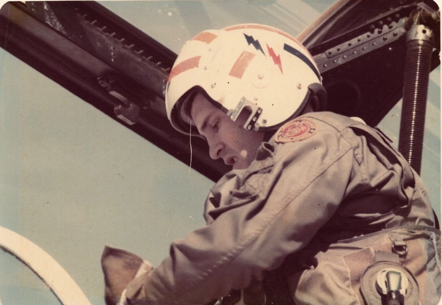 Getting ready to fly a training sortie in the T-2 Buckeye. Basic Jet Training-1977