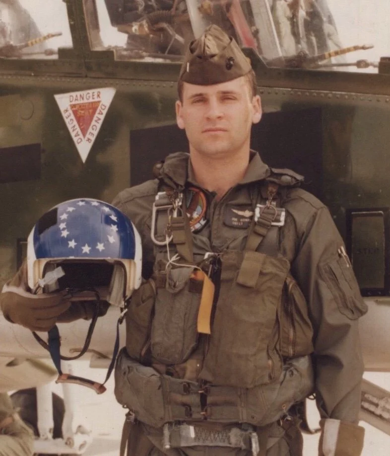 Standing in front of the OV-10A as a new squadron pilot: 1977.
