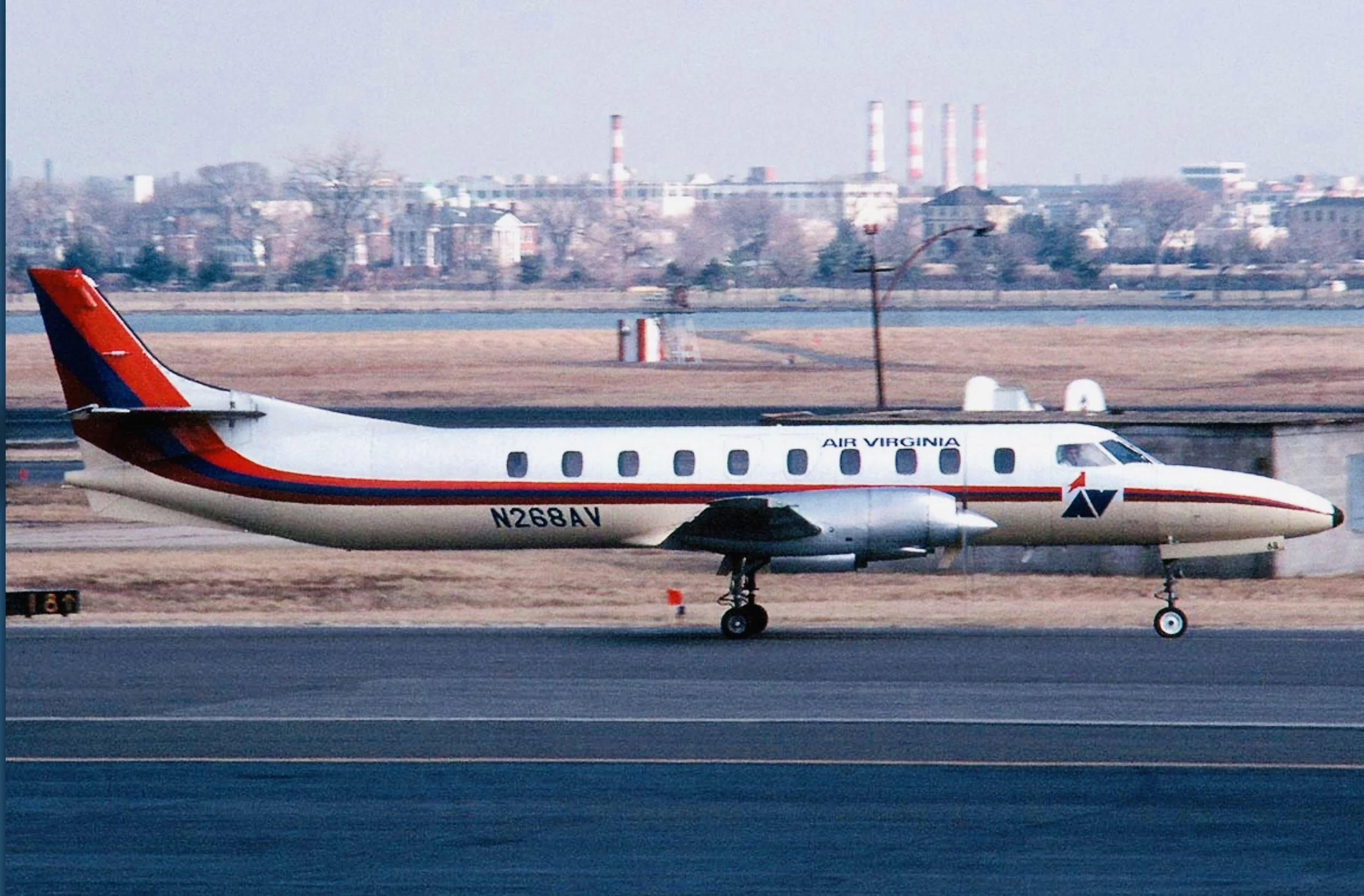 Fairchild Swearingen Metroliner, flying for Air Virginia, 1982