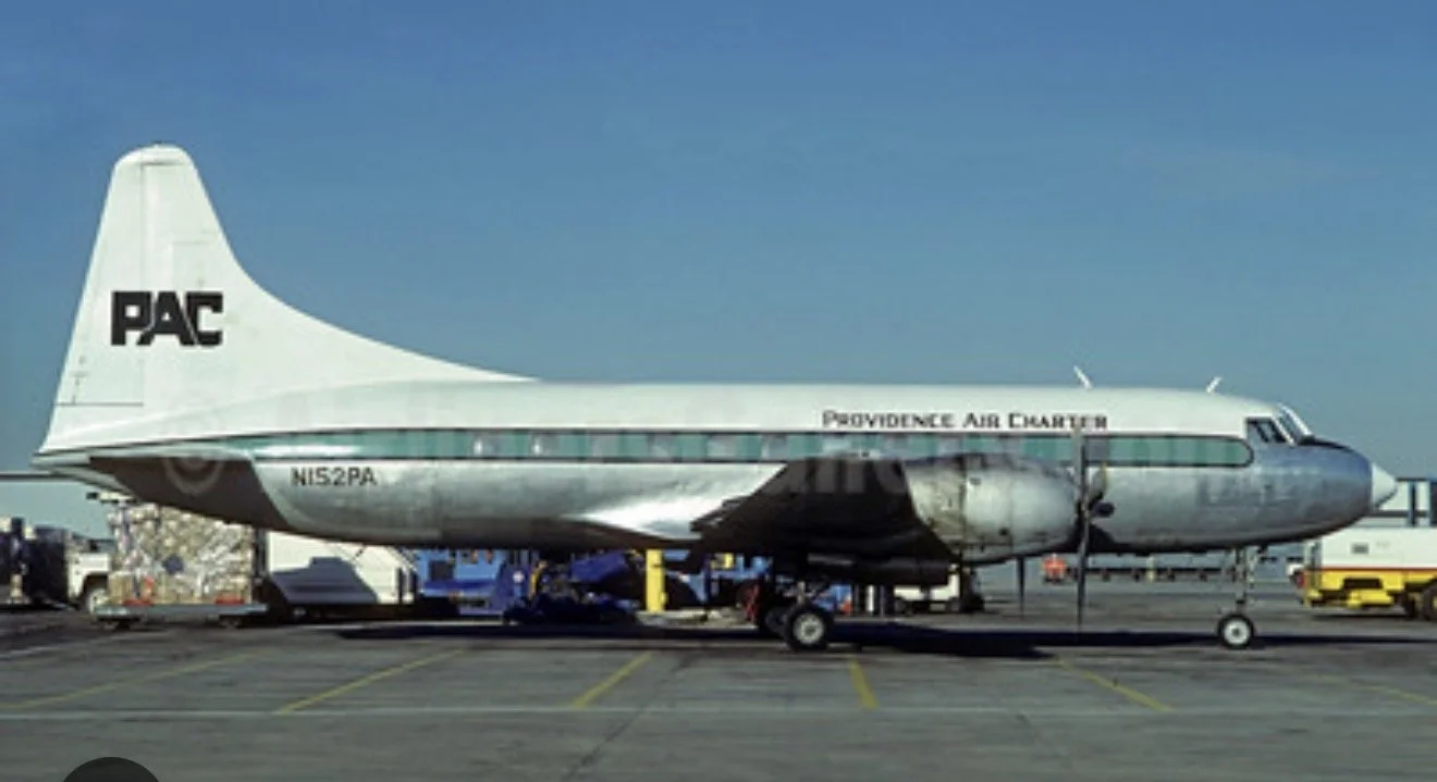 Convair-240. First flying job after getting out of the Corps. Fifteen bucks an hour as a first-officer. Lots of oil stained shirts. An experience.