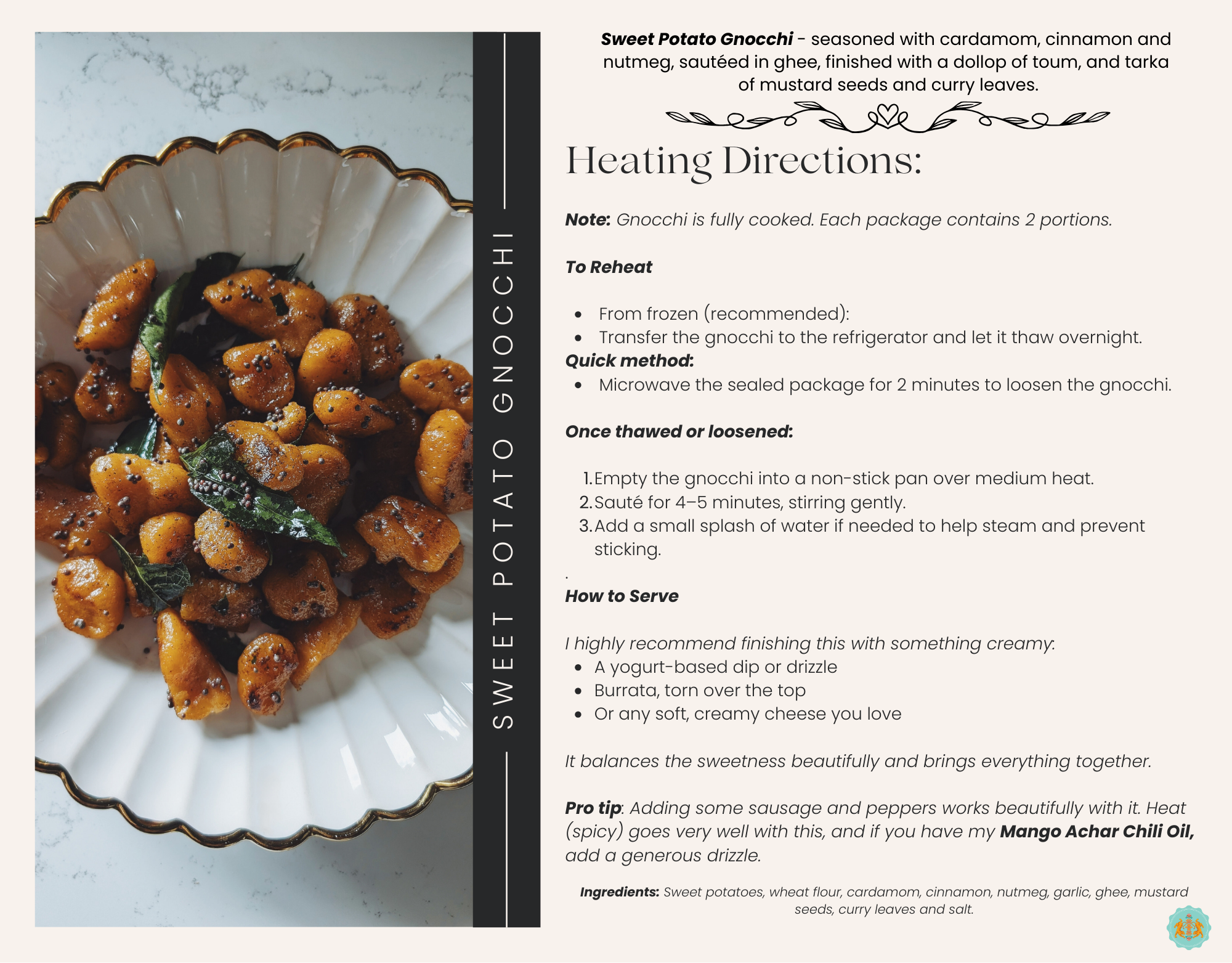 Sweet Potato Gnocchi - Reheating Instructions.png