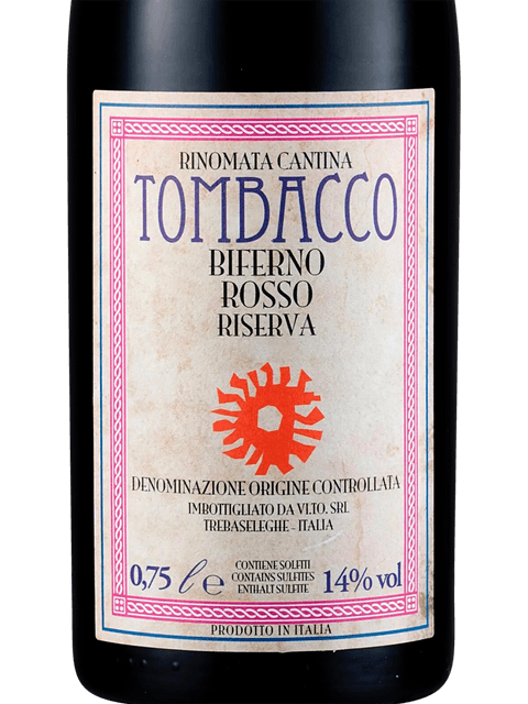 Tombacco Biferno Rosso Riserva 2020 NEW