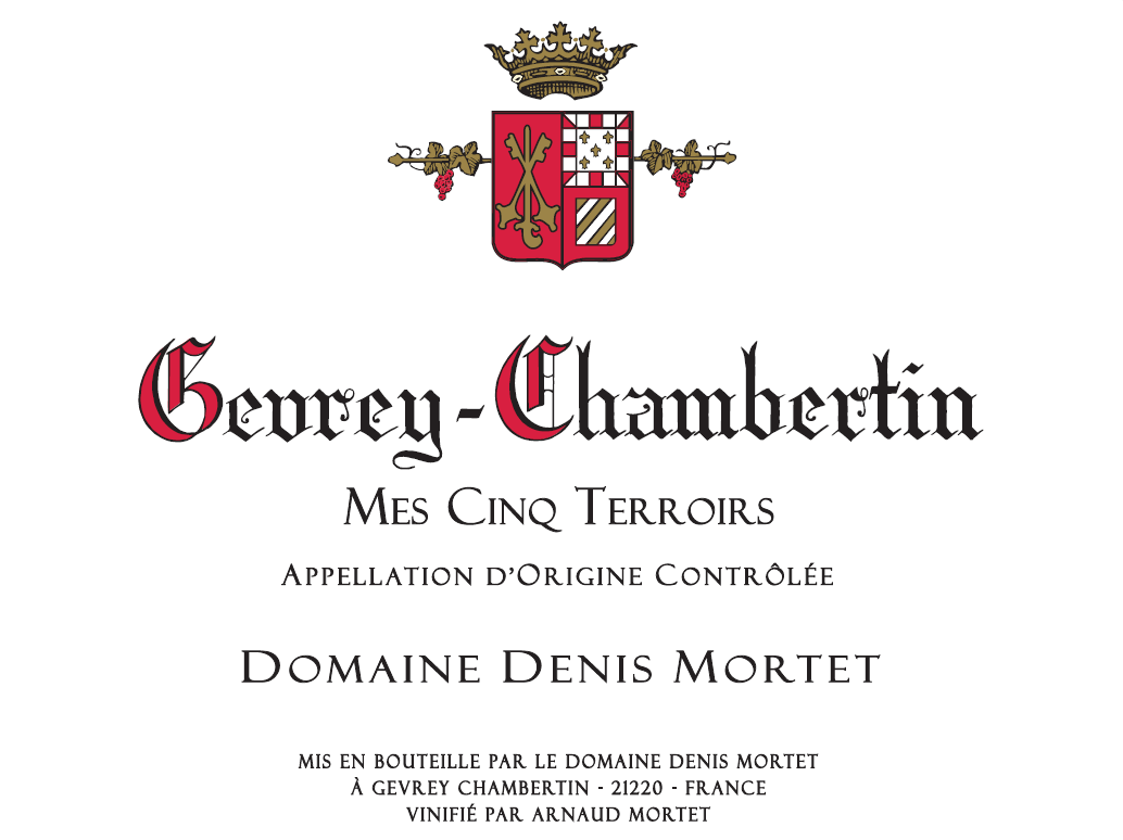 Domaine Denis Mortet Gevrey-Chambertin "Mes Cinq Terroirs" 2023 France NEW