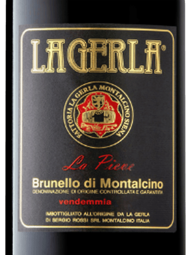 La Gerla Brunello Di Montalcino Riserva "La Pieve" 2019 NEW