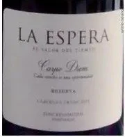 La Espera "Carpe Diem" Reserva Cabernet Franc 2024 Argentina NEW