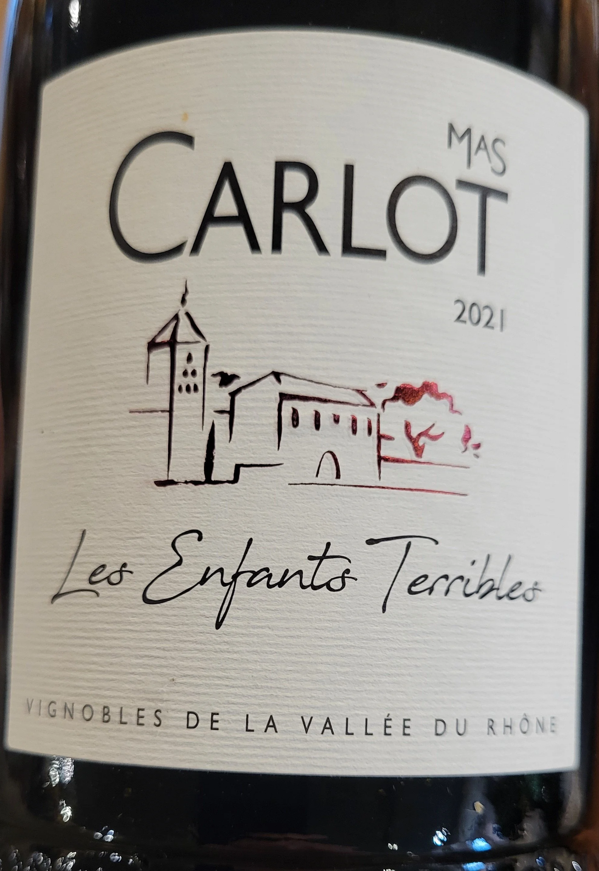 Mas Carlot "Les Enfants Terrible" Rouge Costieres de Nimes 2021