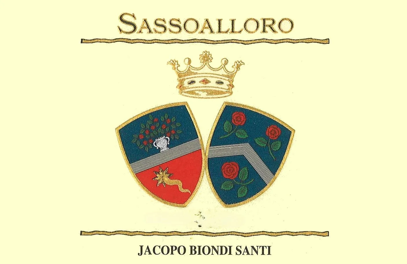 Castello di Montepo di Jacopo Biondi Santi "Sassoalloro" Toscana Rosso 2023 NEW