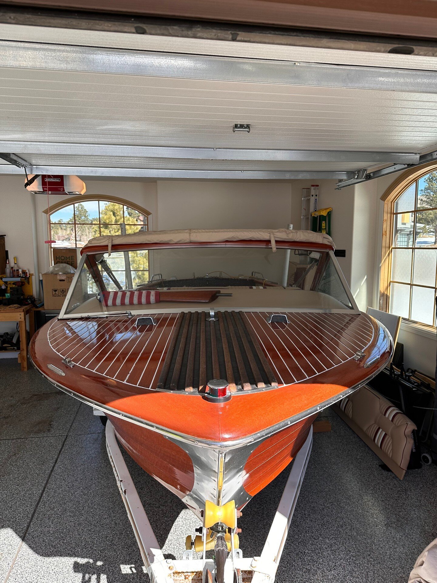 Just a peek at a beauty we have coming in for some custom work this summer. The 2023 schedule is filling up quickly, so if you're on the fence about having any work done, contact me soon!

#streblow #customboat #workshop, #boating, #woodboat, #woodsh