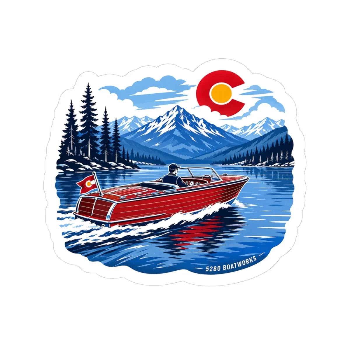Lake Days Sticker