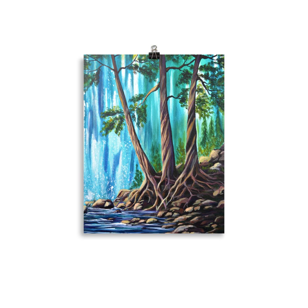 11x14 Swamp Canvas Painting 