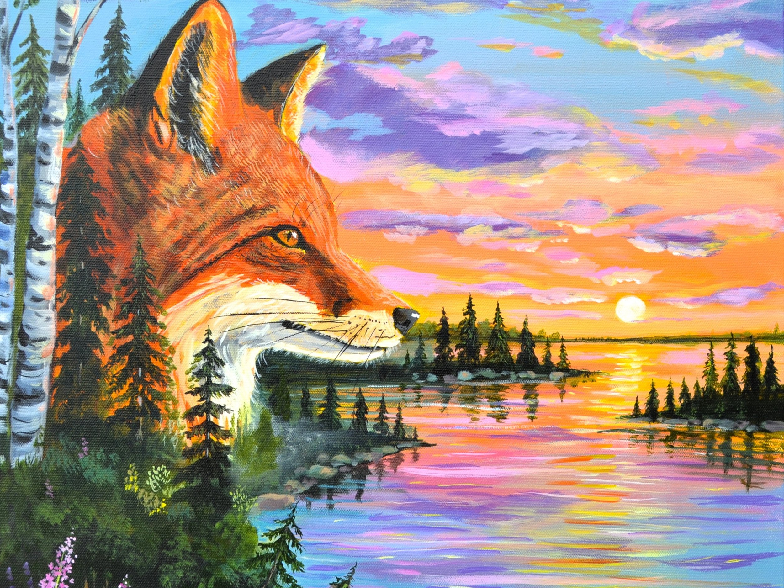 Sentinel of the Pines Print