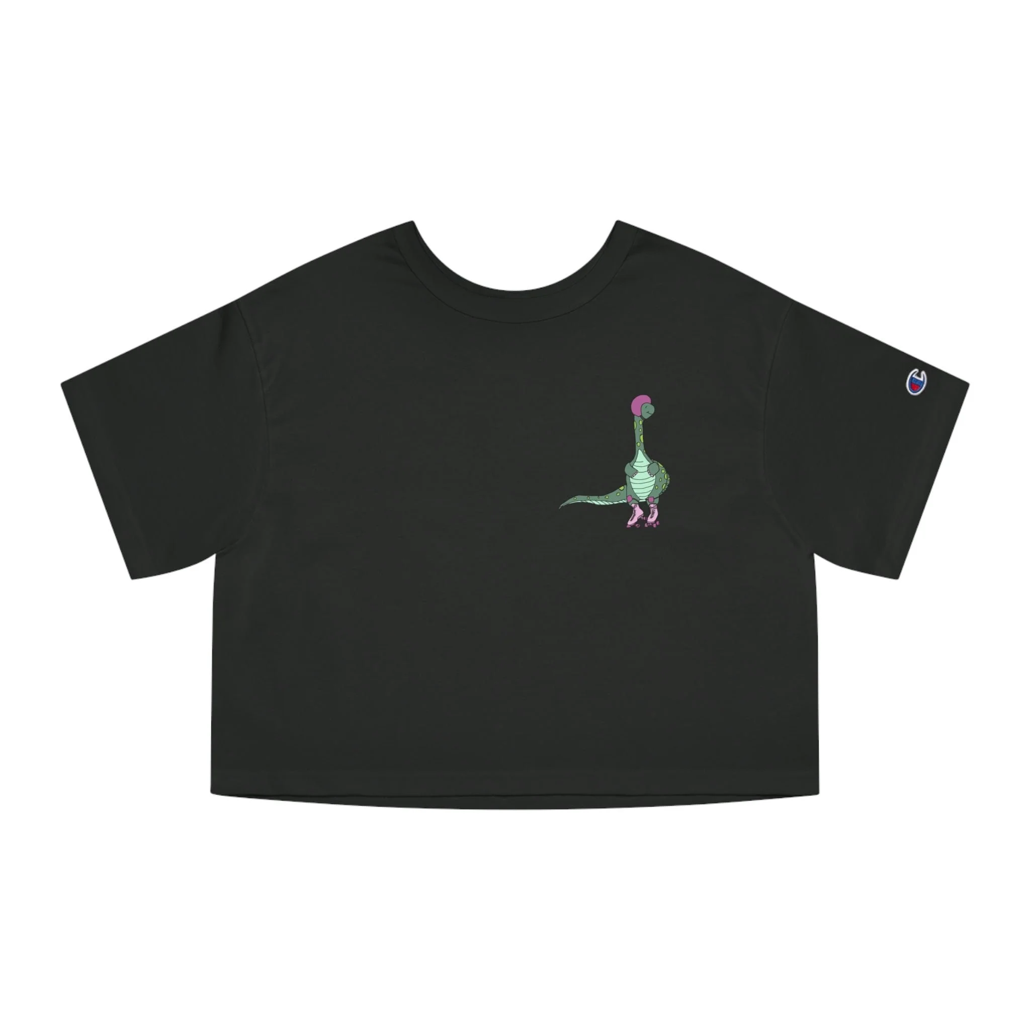Skate-osaurus Champion Women's Heritage Cropped T-Shirt