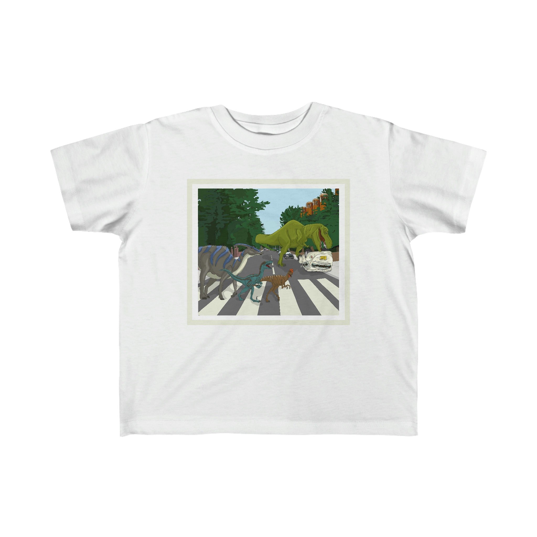 Jurassic Road - Toddler/Kids Fine Jersey Tee (2T-5T)