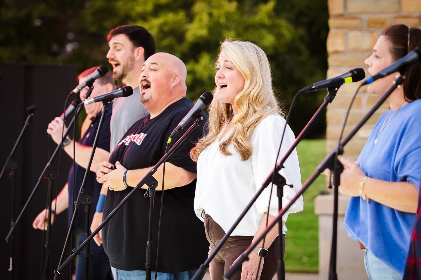 Worship in the park last Friday