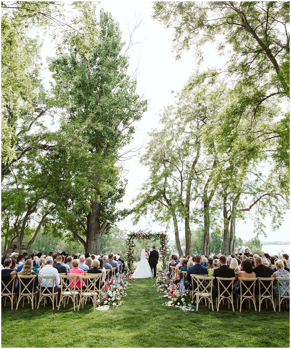 Colorful Spring Deer Flat Ranch Wedding by Ivory and Sage Events