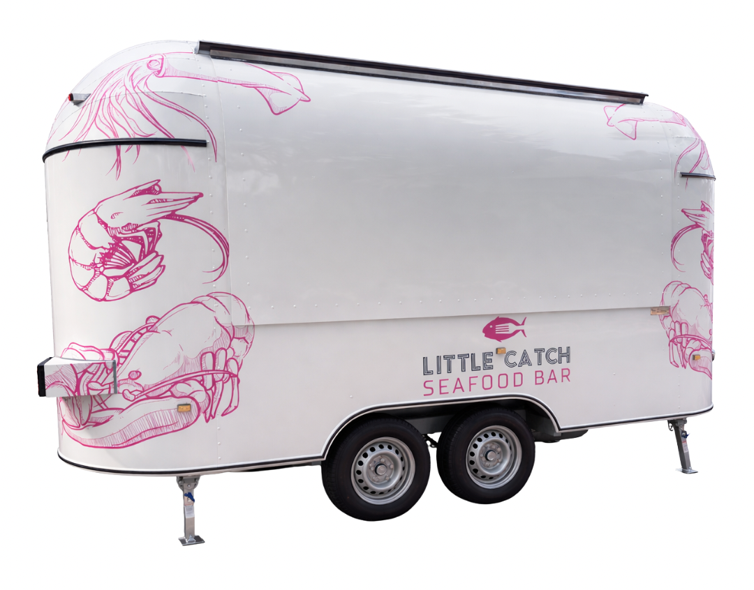 Award-winning lobster roll from seafood food truck in Ireland